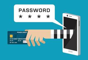 l'hacker ha rubato la password dal cellulare vettore