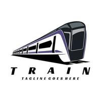 vettore di disegno dell'illustrazione dell'icona del logo del treno