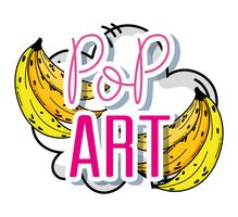 Cartoni animati pop art vettore