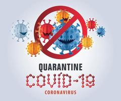 vettore di segno di arresto astratto coronavirus, segno di attenzione coronavirus. design del virus dell'epidemia di coronavirus covid 19 pandemico.