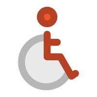 concetti di parcheggio per disabili vettore