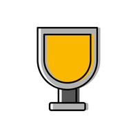 icona di bicchiere di bevanda vettore