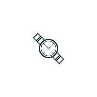 modello di progettazione del logo dell'icona dell'ora dell'orologio vettore