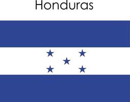 icona della bandiera nazionale honduras vettore