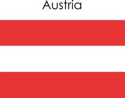 icona bandiera nazionale austria vettore