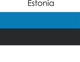 icona bandiera nazionale estonia vettore