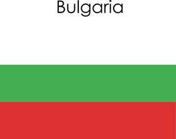 icona della bandiera nazionale bulgaria vettore