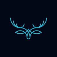 logo del cervo monoline