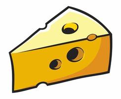 illustrazione di cibo delizioso formaggio vettore
