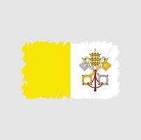 pennello bandiera vaticano vettore