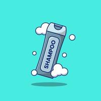 shampoo cartone animato icona vettore illustrazione oggetto isolato