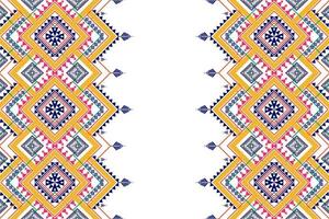 disegno geometrico etnico senza cuciture. Tappeto In Tessuto Azteco Mandala Ornamento Chevron Decorazione Tessile Carta Da Parati. sfondo tribale dell'ornamento del ricamo tradizionale indiano africano della Turchia vettore