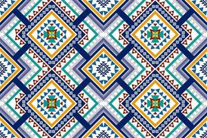 disegno geometrico del modello etnico. Tappeto In Tessuto Azteco Mandala Ornamento Chevron Decorazione Tessile Carta Da Parati. sfondo di ricamo tradizionale indiano africano della Turchia tribale vettore