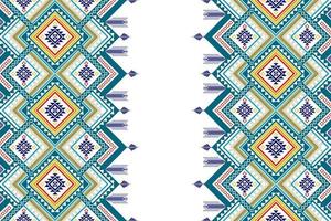 disegno geometrico etnico senza cuciture. Tappeto In Tessuto Azteco Mandala Ornamento Chevron Decorazione Tessile Carta Da Parati. sfondo tribale dell'ornamento del ricamo tradizionale indiano africano della Turchia vettore