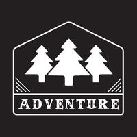 Logo e badge Adventure, ottimi per la stampa vettore