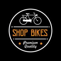 Badge e logo per biciclette, ottimo per la stampa vettore
