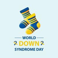 giornata mondiale della sindrome di down vettore