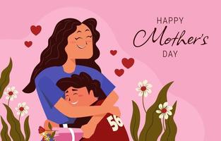 concetto di festa della mamma vettore