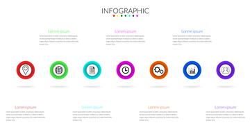 Vettore moderno del cerchio di Infographics