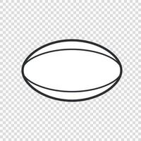 illustrazione vettoriale isolata dell'icona della palla