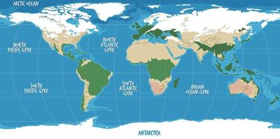 sfondo della geografia della mappa del mondo