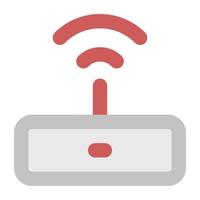 concetti di modem wifi vettore