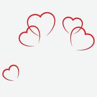 vettore icona cuore. simbolo d'amore perfetto. segno di san valentino, emblema isolato su sfondo bianco, stile piatto per grafica e web design,