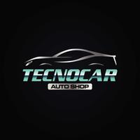 logo auto techno vettore