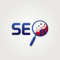 Logo Internet SEO vettore