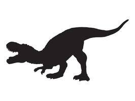 tirannosauro t-rex, dinosauro su sfondo isolato. vettore