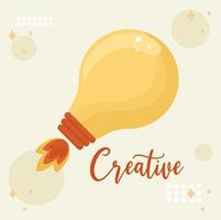 illustrazione di idea creativa vettore