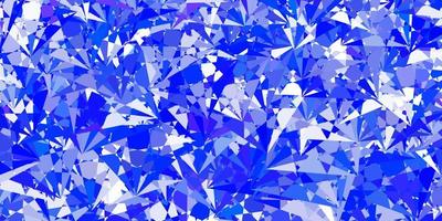 sfondo vettoriale azzurro con forme poligonali.