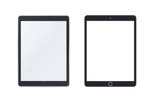 Modelli di tablet pc vettore