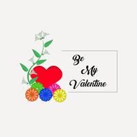 Grafica speciale per San Valentino cornice vettoriale