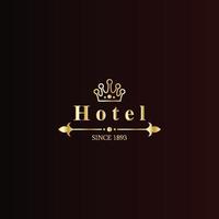 nuovo design del logo di lusso premium in vettoriale per ristorante, royalty, boutique, bar, hotel, araldico, gioielli, moda e altre illustrazioni vettoriali