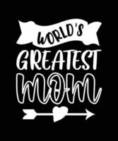 citazione di lettering mamma per il design di t-shirt vettore