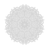 bellissimo design mandala line art vettore