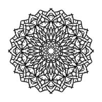 mandala disegnato a mano. decorazione in ornamento etnico orientale doodle. vettore