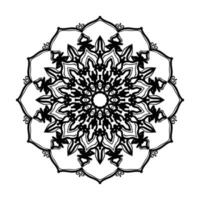 mandala disegnato a mano. decorazione in ornamento etnico orientale doodle. vettore