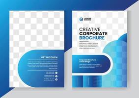 brochure aziendale brochure profilo aziendale brochure relazione annuale opuscolo proposta commerciale layout della pagina di copertina concept design vettore