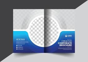 brochure aziendale brochure profilo aziendale brochure relazione annuale opuscolo proposta commerciale layout della pagina di copertina concept design vettore