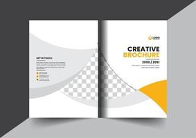 brochure aziendale brochure profilo aziendale brochure relazione annuale opuscolo proposta commerciale layout della pagina di copertina concept design vettore