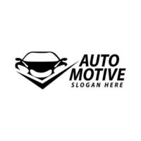 modello di concetto di design del logo del garage di riparazione auto automobilistica vettore