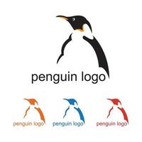 illustrazione del logo del pinguino vettore