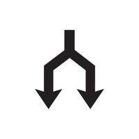 collezione di icone freccia. impostare diverse frecce o web design. stile piatto freccia isolato su sfondo bianco - vettoriali stock.