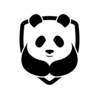 disegno dell'icona del panda vettore