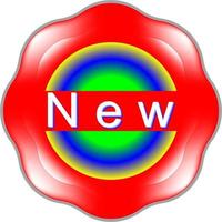 nuovo logo design unico moderno eps 10 vettore