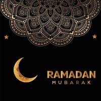 ramzan ramadan kareem mubarak post card santomese vettore