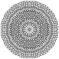 Mandala ornamento islamico in stile etnico vettore