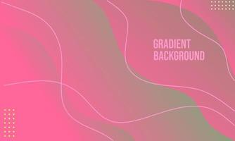 sfondo astratto moderno con gradiente fluido rosa vettore